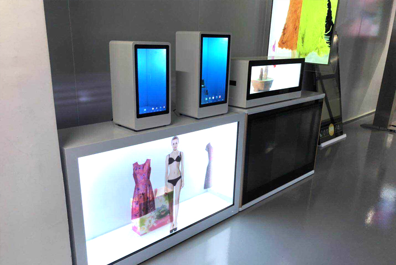 透明液晶屏展示柜