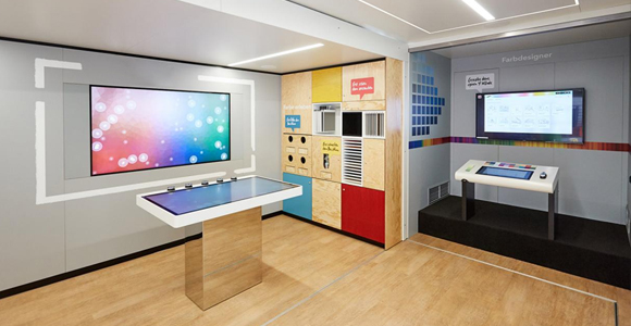 物体识别桌为展厅设计增加亮点