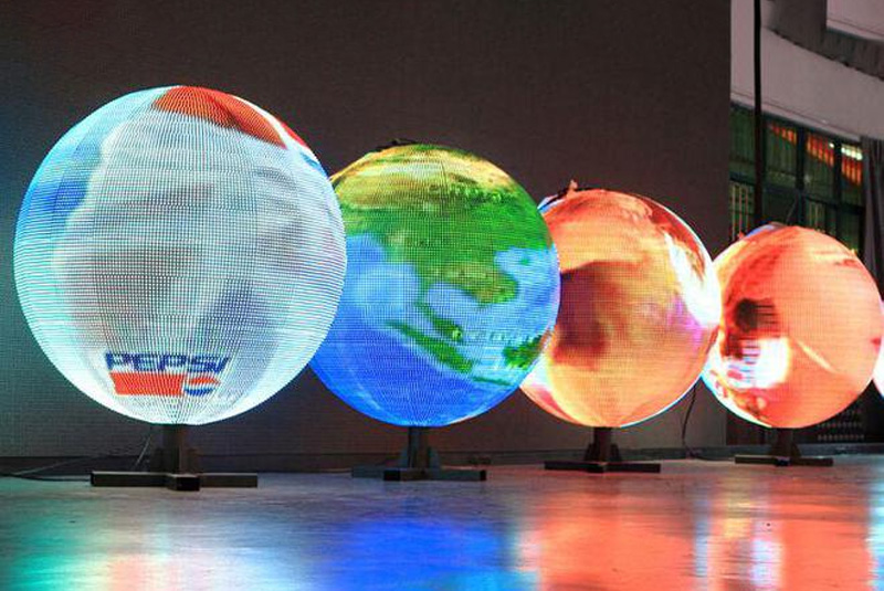 LED spherical screen
