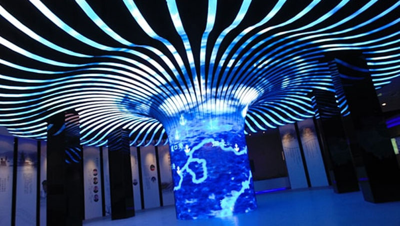 LED spherical screen